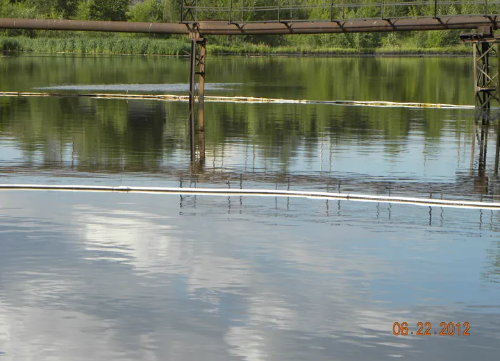 Pond on the Vyazovka River (Nizhniy Tagil city)